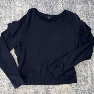 Cute black airy sweater!